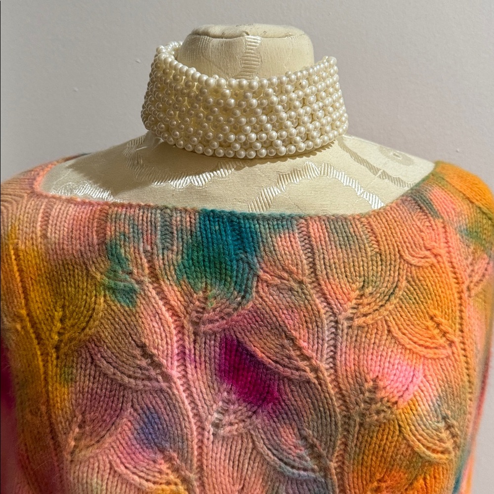 Faux Pearl Choker Reversible Multi Sized Woven Wide Chic Chunky Collar Necklace